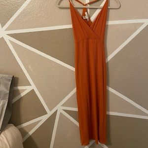 orange forever 21 dress !